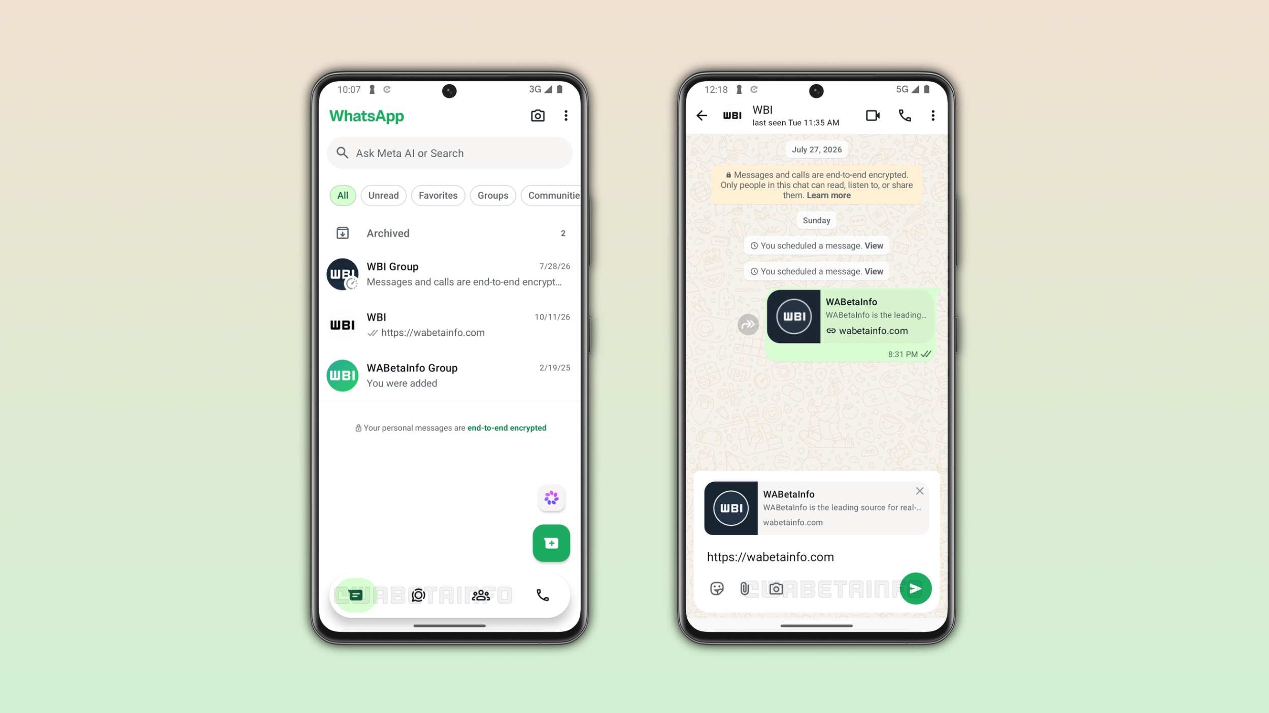 WhatsApp is working on two new interface updates for Android