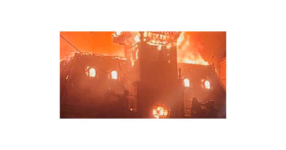 In France's Limoges, the fire-ravaged town hall rekindles memories of Notre Dame