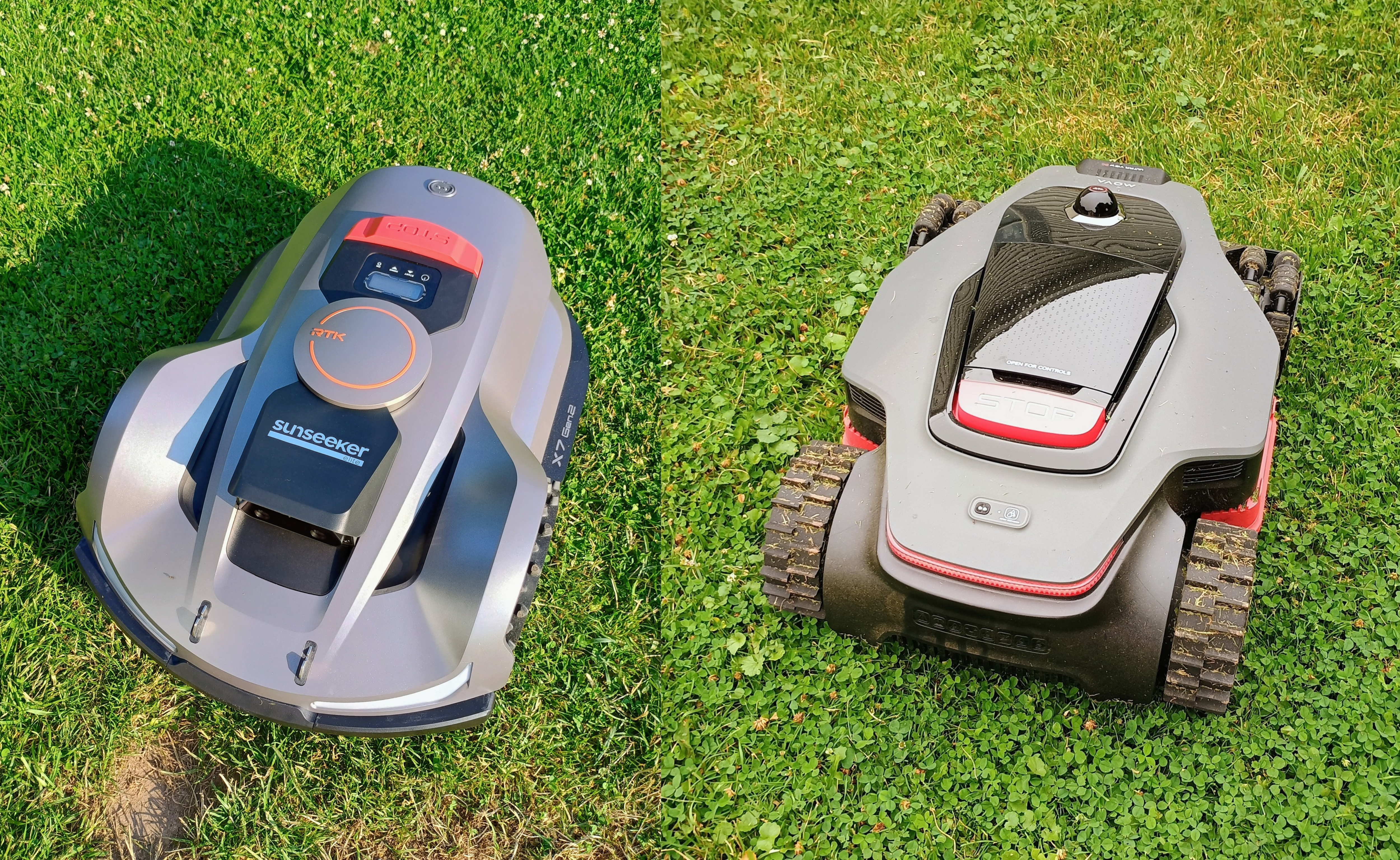 Sunseeker vs. Mova: I Tested Two Wire-Free Robot Mowers on My Complex Lawn
