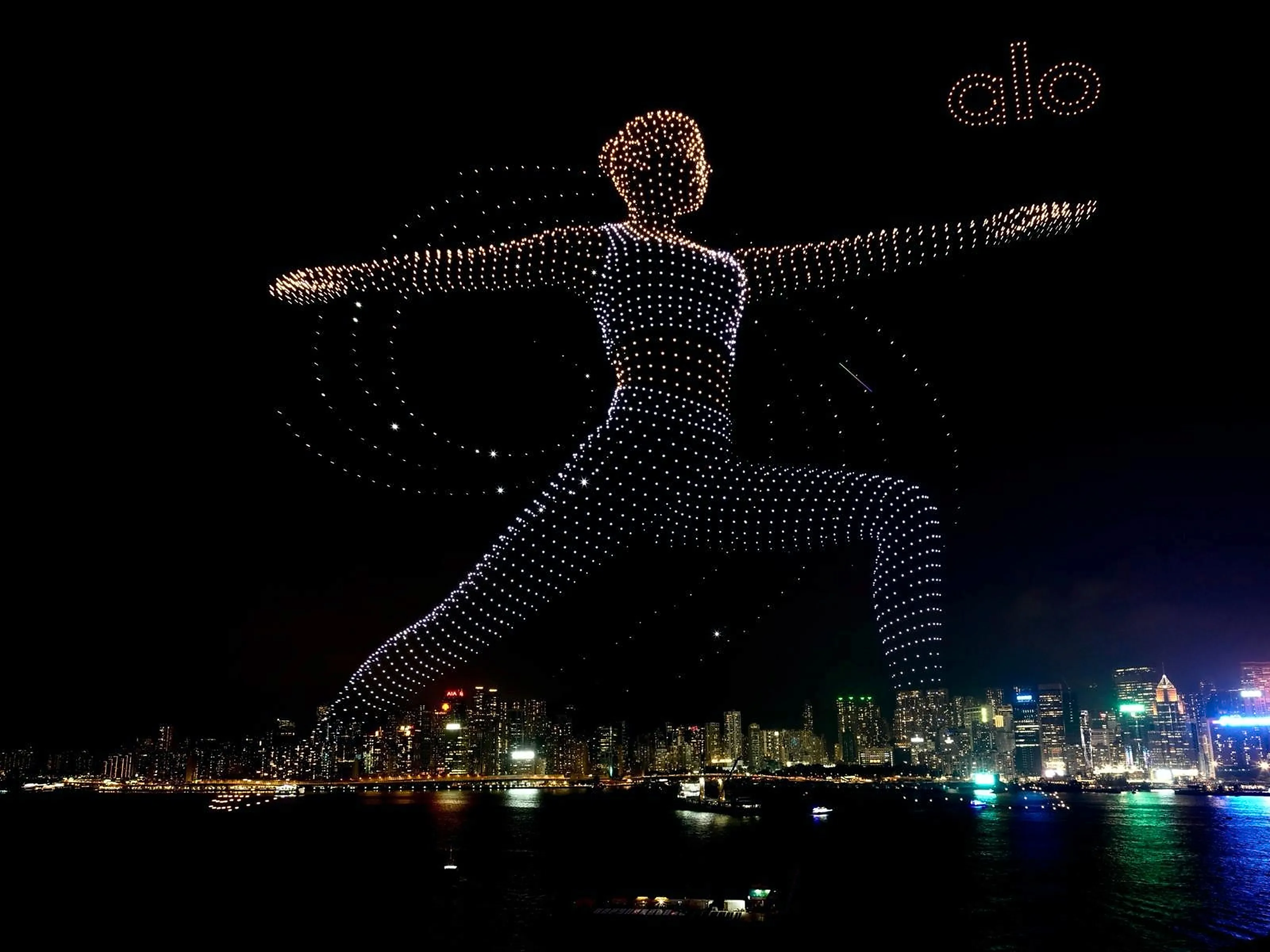 Alo Launches Hong Kong Sanctuary Store With Drone Show, Jisoo