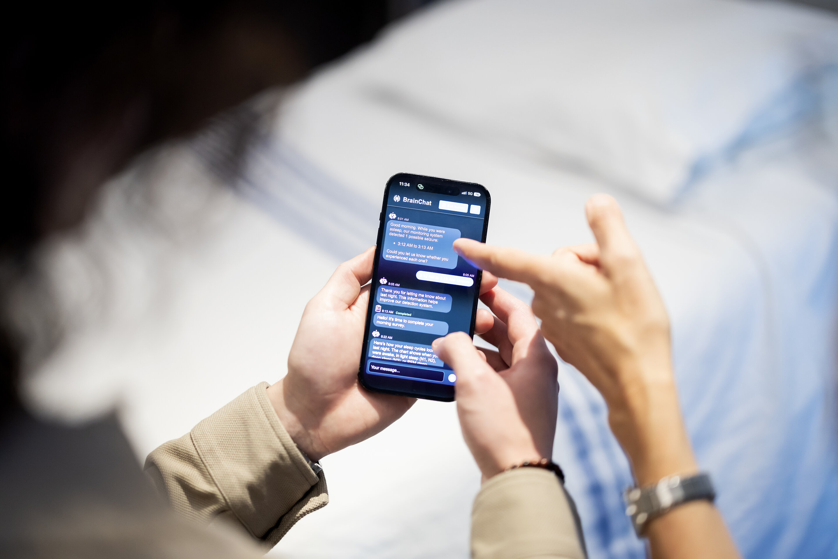 AI platform allows real-time conversation between patients and their medical devices