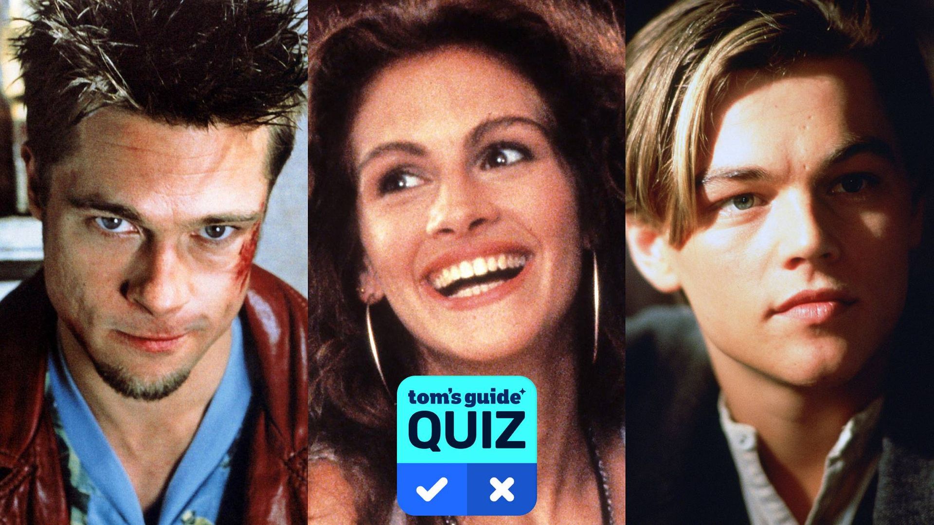 Can you match these 10 stars to their classic ‘90s movies? Take our quiz featuring Brad Pitt, Leonardo DiCaprio and more