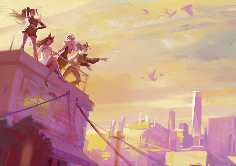 Louis Vuitton and Riot Games publish new travel book, Tempo Point, starring K/DA’s members