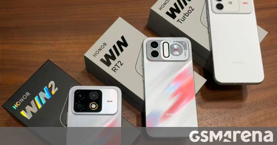 Honor Win2, Win2 RT, and Win Turbo2 specs leak along with a live image