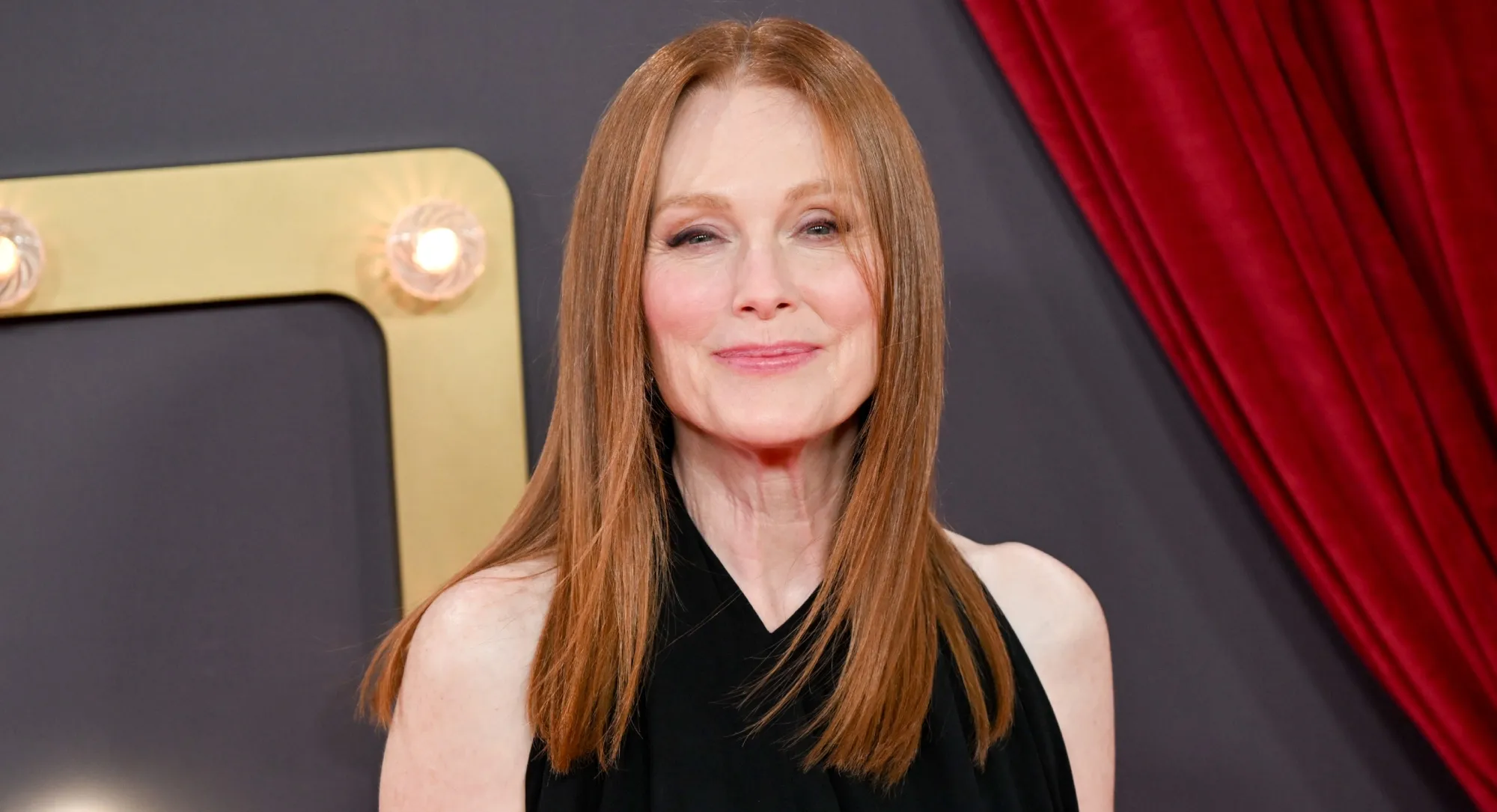 Julianne Moore Closes Out the London Film Festival in Draped Bottega Veneta With a Statement Detail at the Hips