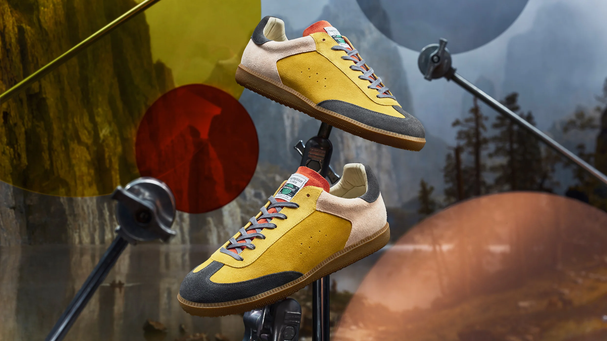 Stefan Sagmeister’s new shoe designs are actually walking infographics