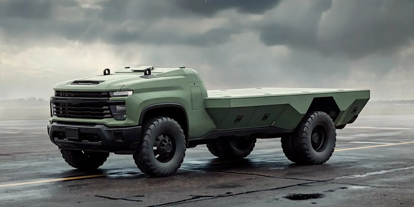 GM just revealed an electric drive 3500 dually with VERY limited color options