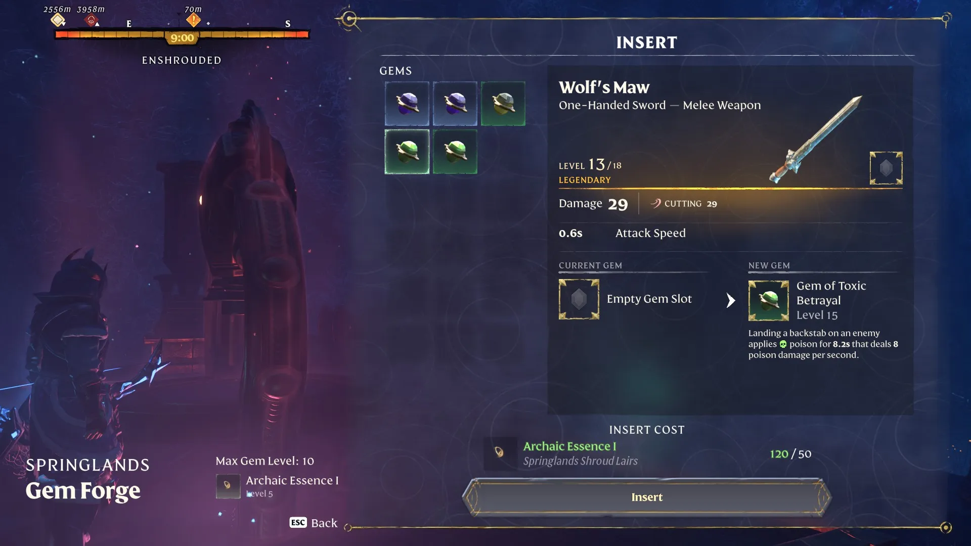 How to Farm & Socket Gems in Enshrouded