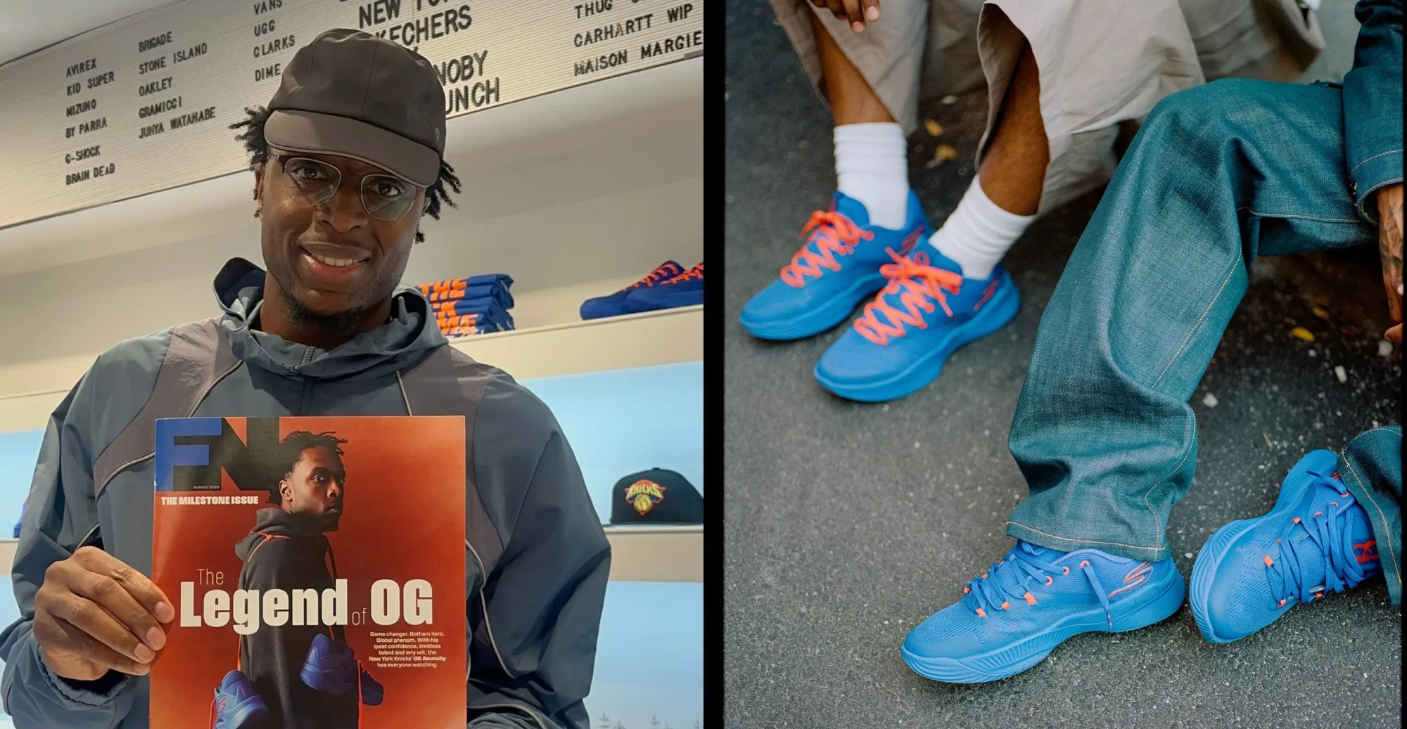 OG Anunoby Celebrates the Launch of His Famous Game Four ‘Tip-in’ Skechers Sneaker at NYC’s Extra Butter