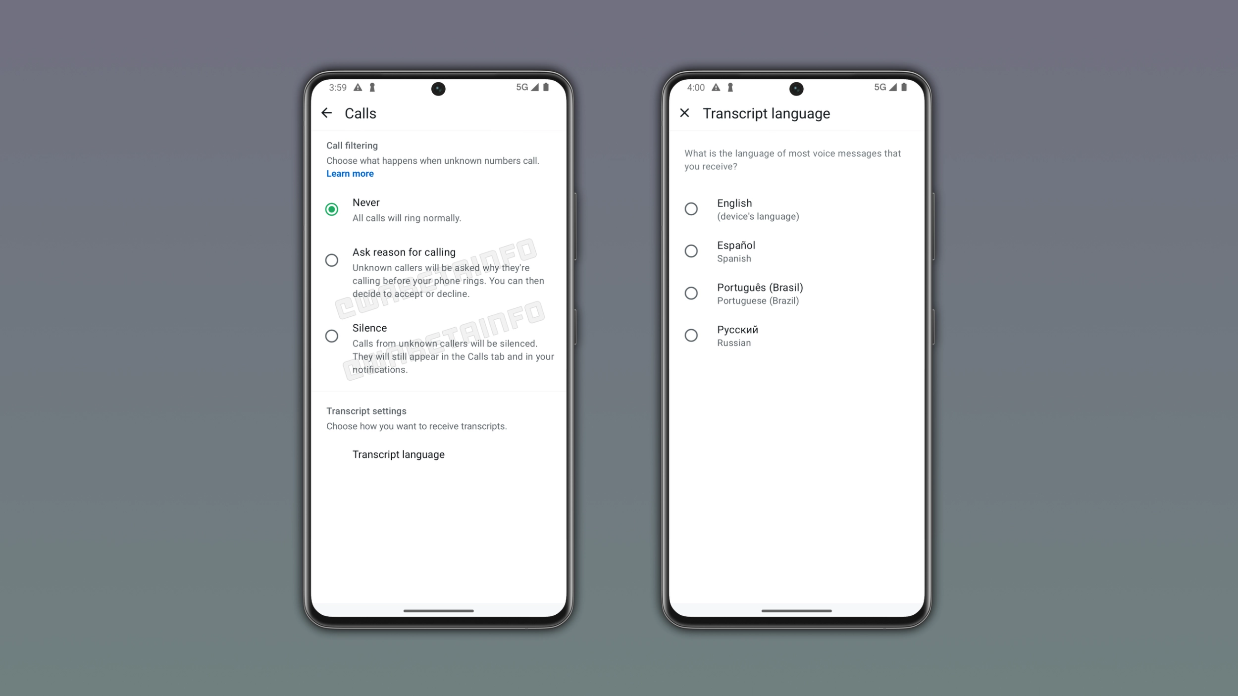 WhatsApp is developing a call filtering feature for the Android app
