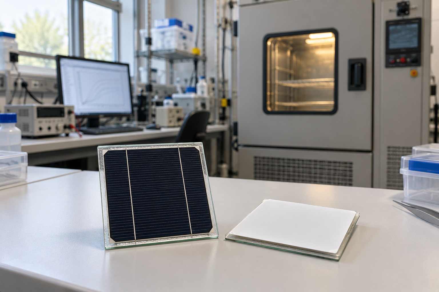 Non-destructive testing tracks polymer degradation in PV modules