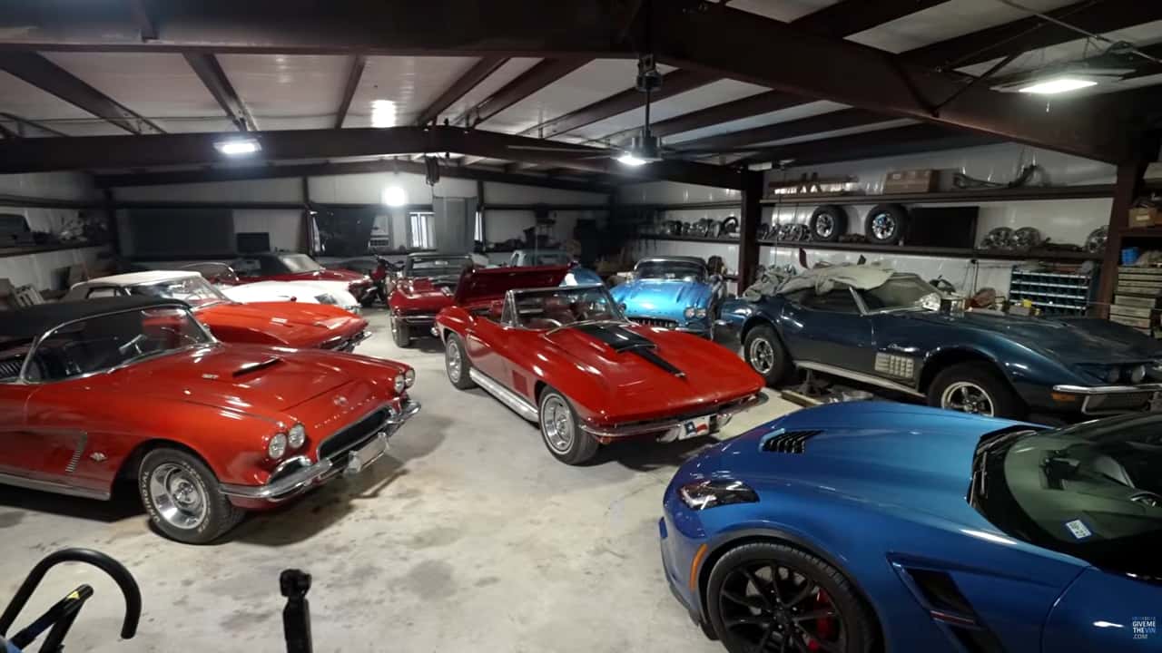 A Hidden Corvette Collection Was Found In A Texas Trailer Park