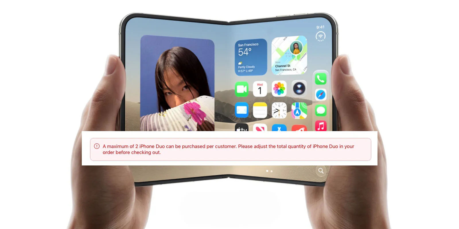 iPhone Duo orders limited to two per customer as Apple tackles scalping