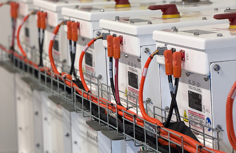 3.75-MWh battery system installed indoors at NY affordable housing building