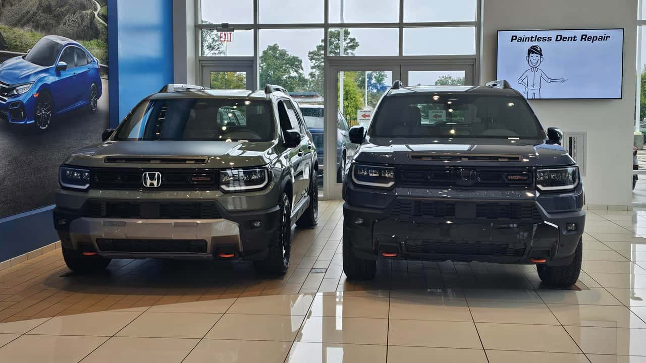 The 2027 Honda Passport TrailSport Looks Noticeably Taller Next To Last Year's Model