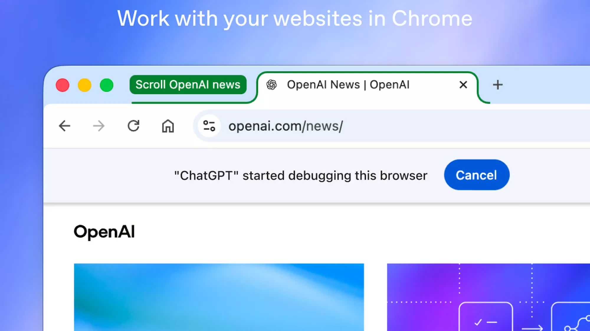 ChatGPT's Chrome extension can now control tabs, download files, and fill out forms
