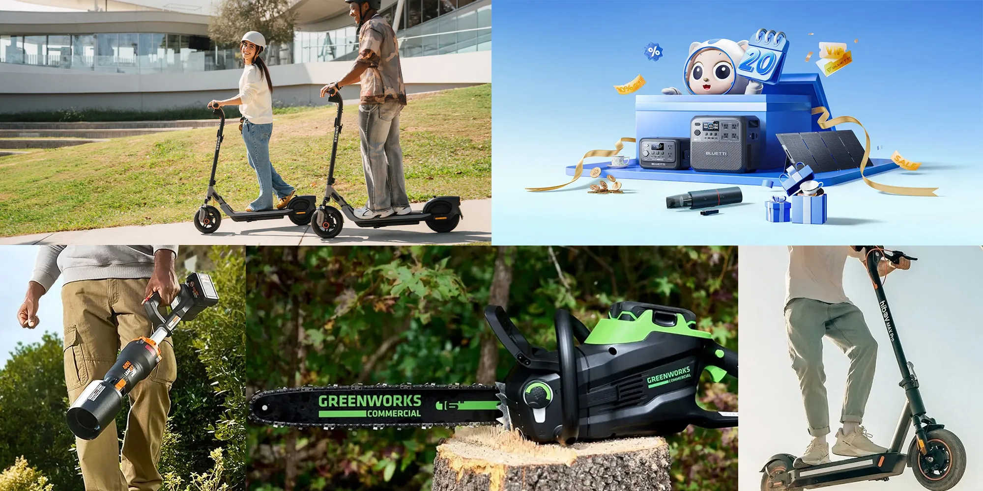 Segway E3 Go electric scooter launches at $100 off, Bluetti 2,016Wh FridgePower station exclusive $854 in Member Sale, more