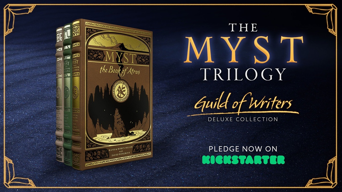 Cyan Worlds launches Kickstarter for new printed copies of The Myst Trilogy books