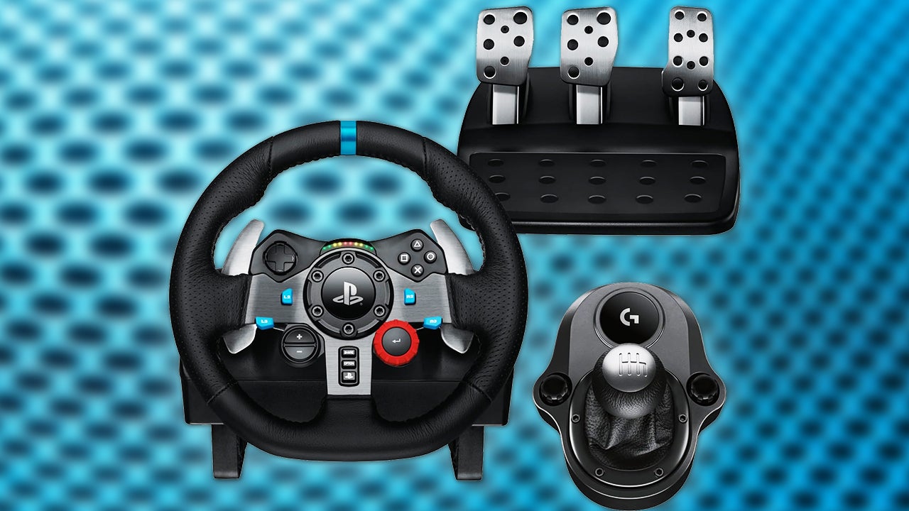 Save Over 50% Off the Logitech G29 Racing Wheel, Pedals, and Driving Shifter Bundle for PS5 and PC