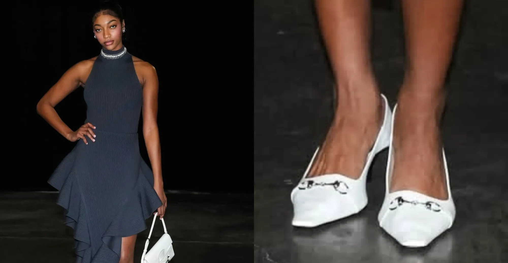 Angel Reese Arrived to Her Powerhouse WNBA Finals Game in Gucci Horsebit Heels