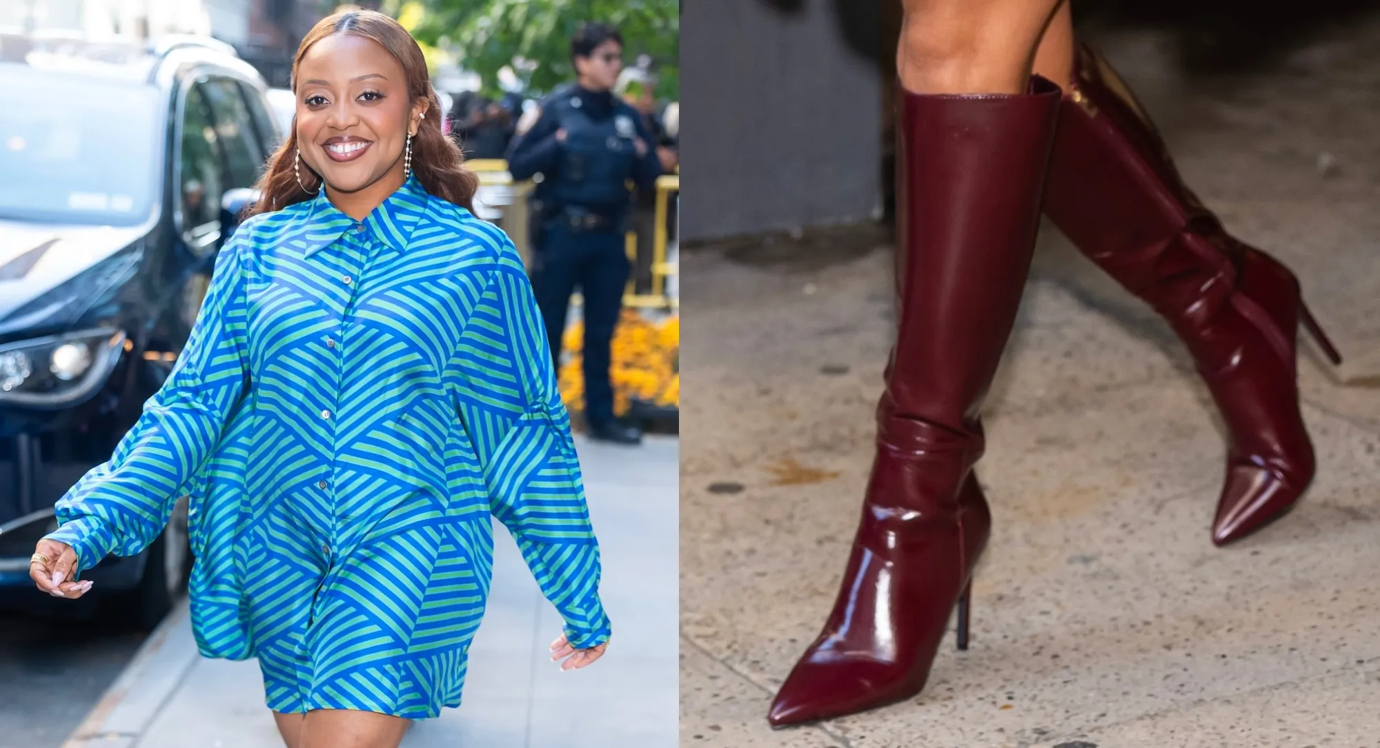 Quinta Brunson Delivers Three Looks With Two Fall-Ready Heels Promoting ‘Abbott Elementary’ in NYC