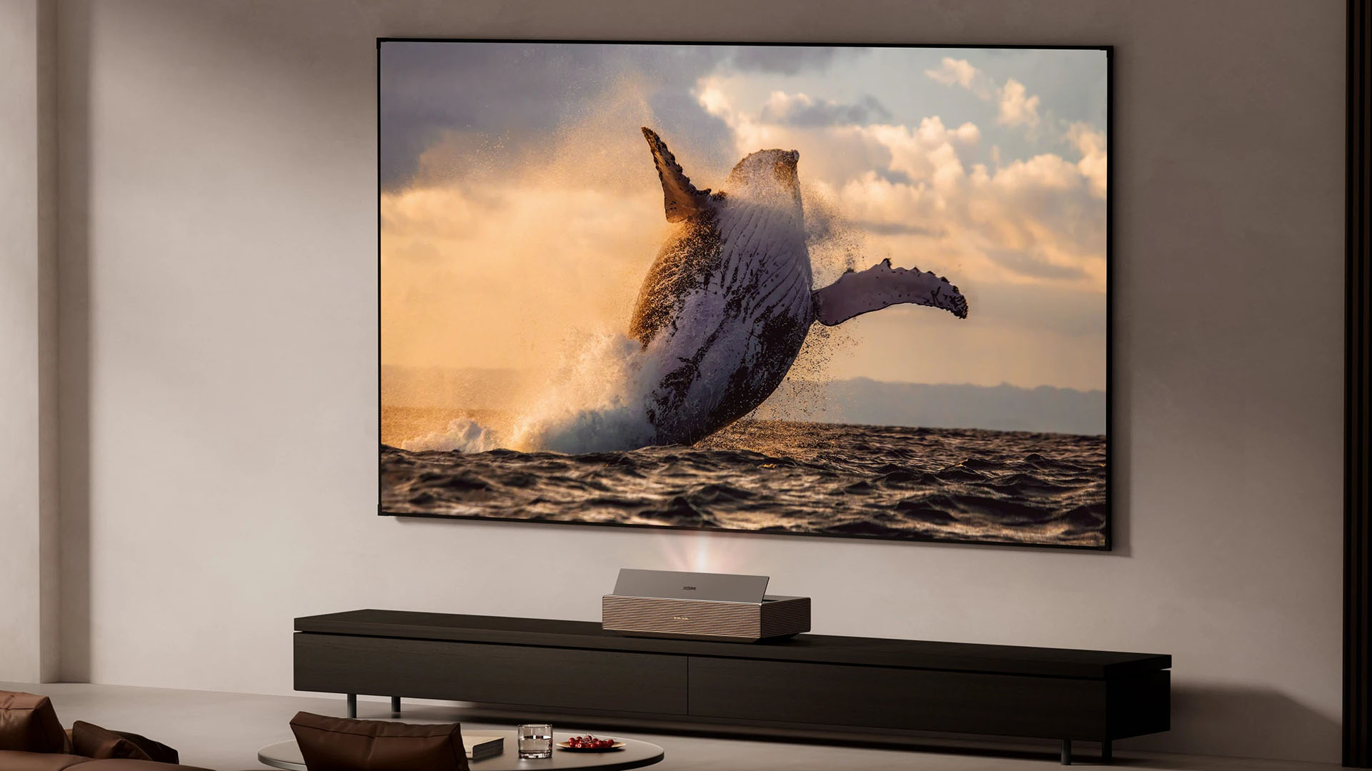This crazy bright Google TV projector is now available to order