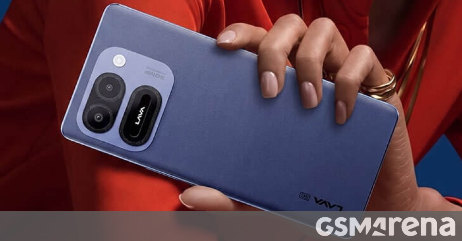 Lava Aura Curve unveiled with curved display, rear screen, and 6,000mAh battery