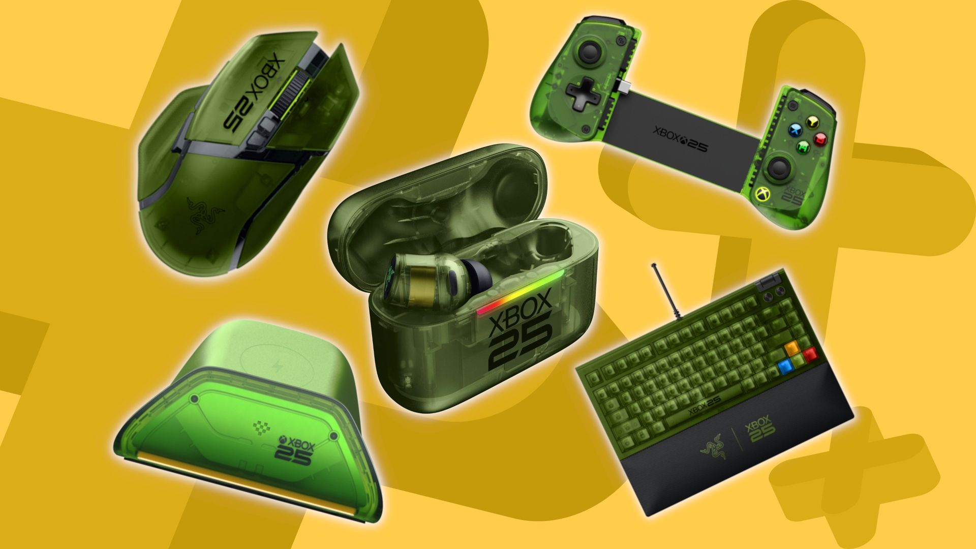 It's not just Xbox celebrating 25 years - retro translucent green tech is taking over