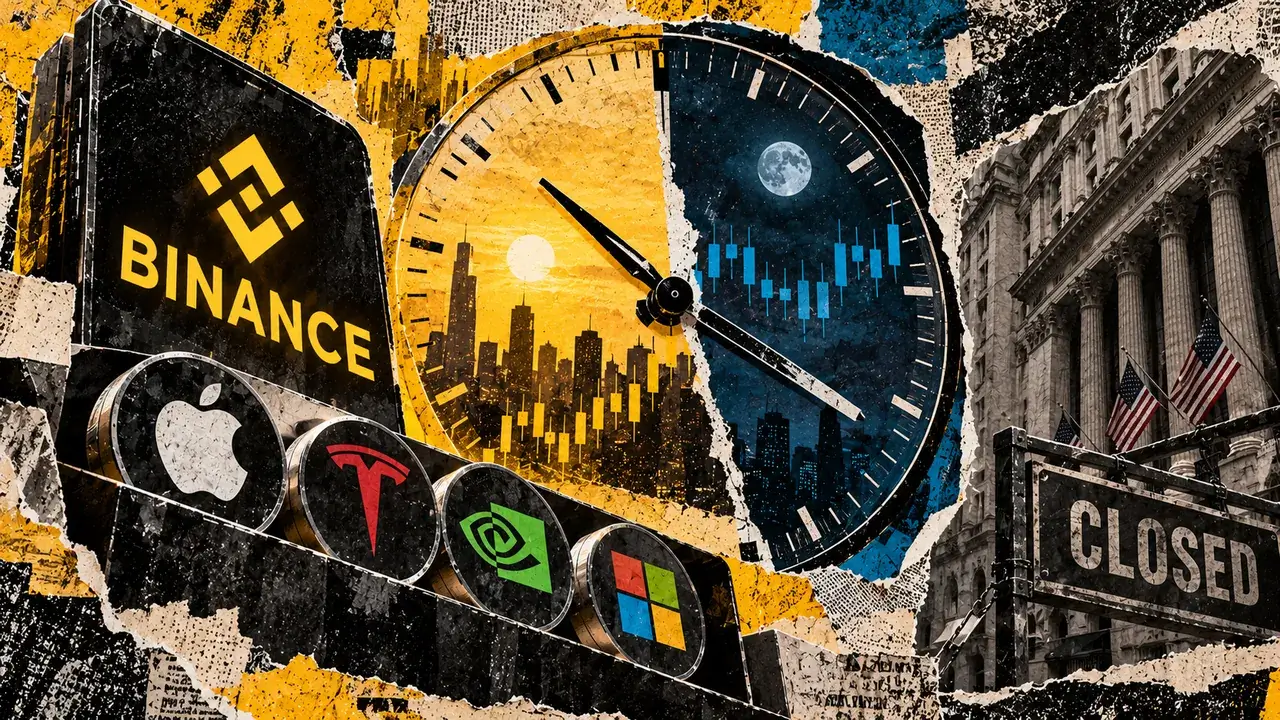 Binance will reprice stock-token collateral even when Wall Street is closed