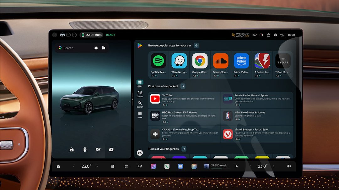 Xpeng expands collaboration with Google to offer Google Play