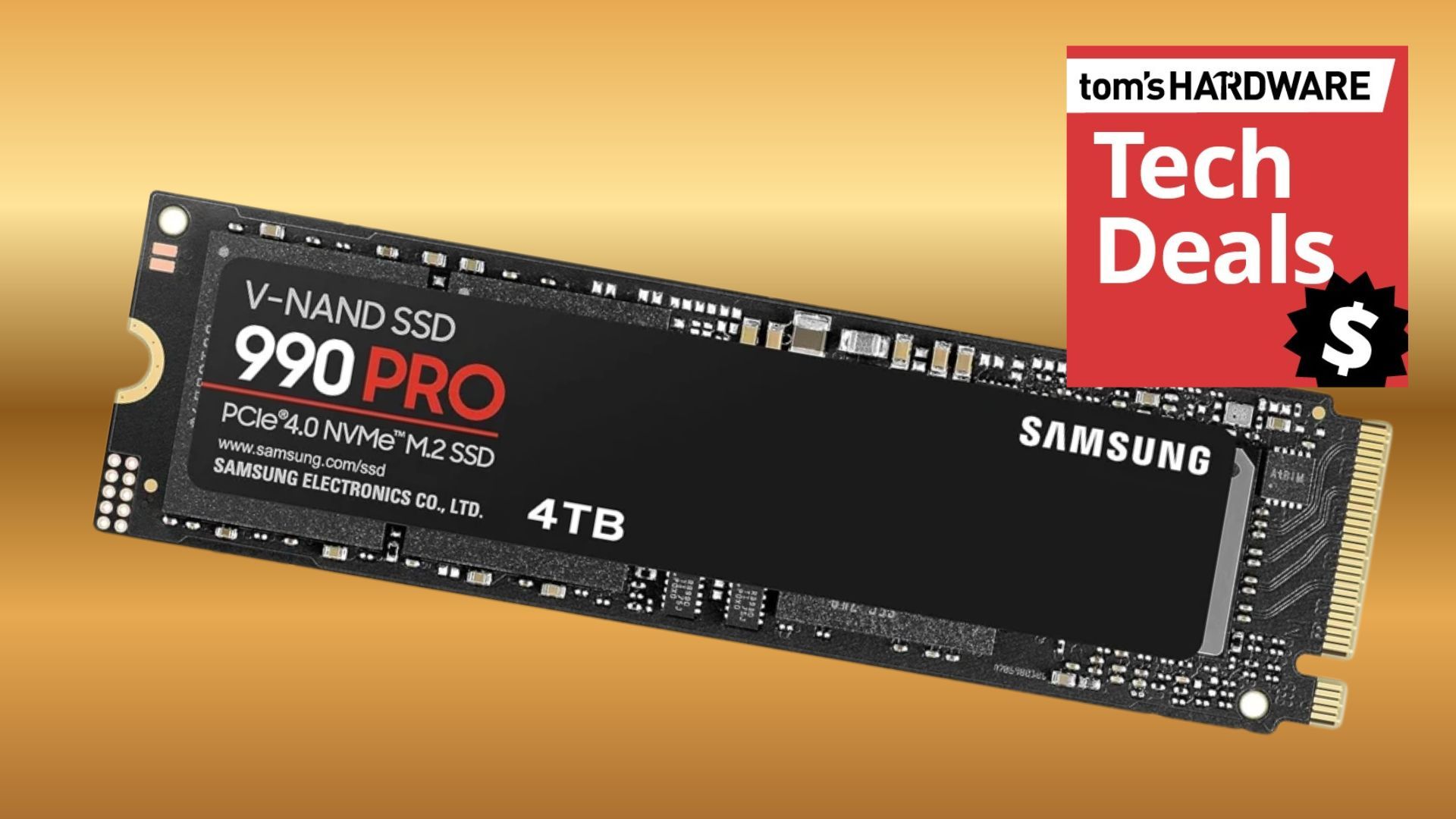 4TB Samsung 990 Pro M.2 SSD falls 27%, hits 20 cents per gigabyte