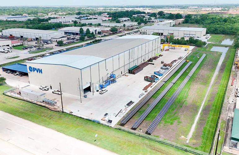 PV Hardware expands Houston factory for increased solar tracker production