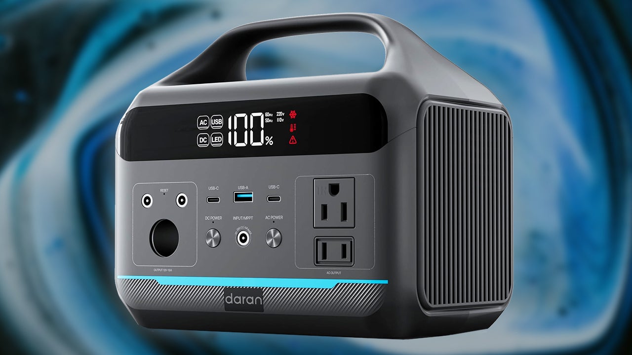 The Daran 288Wh 600W LiFePO4 Power Station Drops to $125 After a 50% Off Amazon Coupon