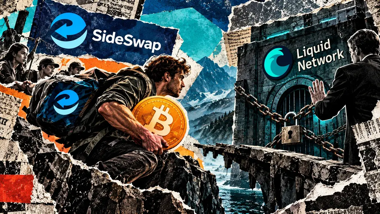SideSwap reopens Bitcoin swaps while Liquid reserves stay locked