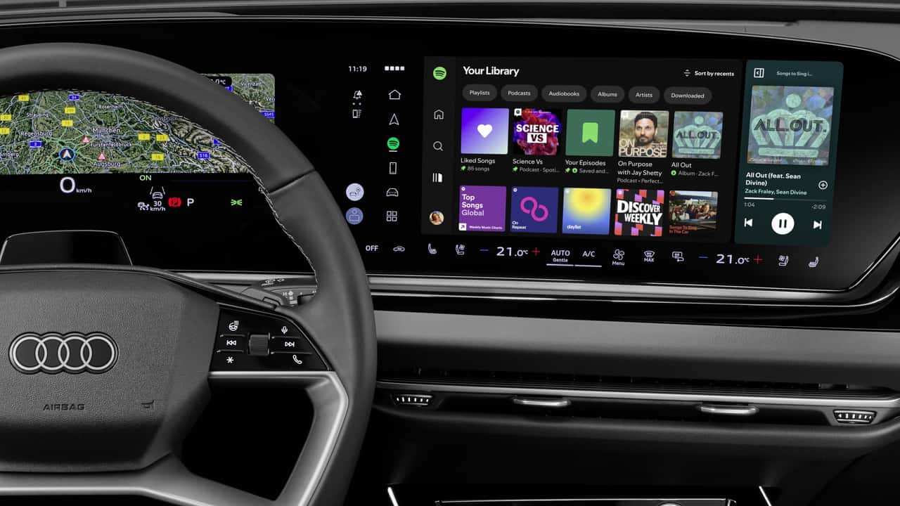 Audi Is The First To Offer Spotify As A Native App Without Your Phone