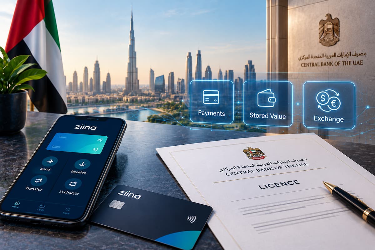 Ziina Secures Triple CBUAE Licensing Across Payments, Stored Value, and Exchange