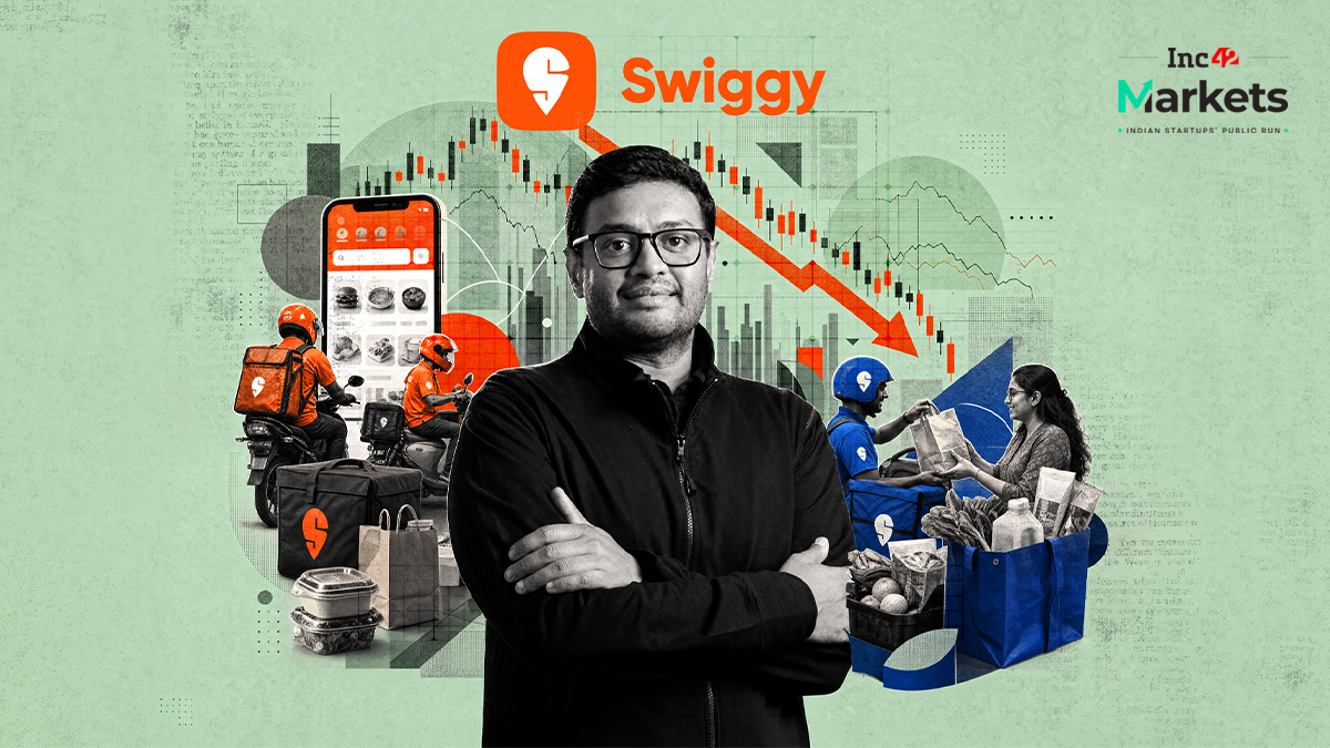 Swiggy Q2: Loss Narrows 16% YoY To ₹922 Cr, Revenue Jumps 36%