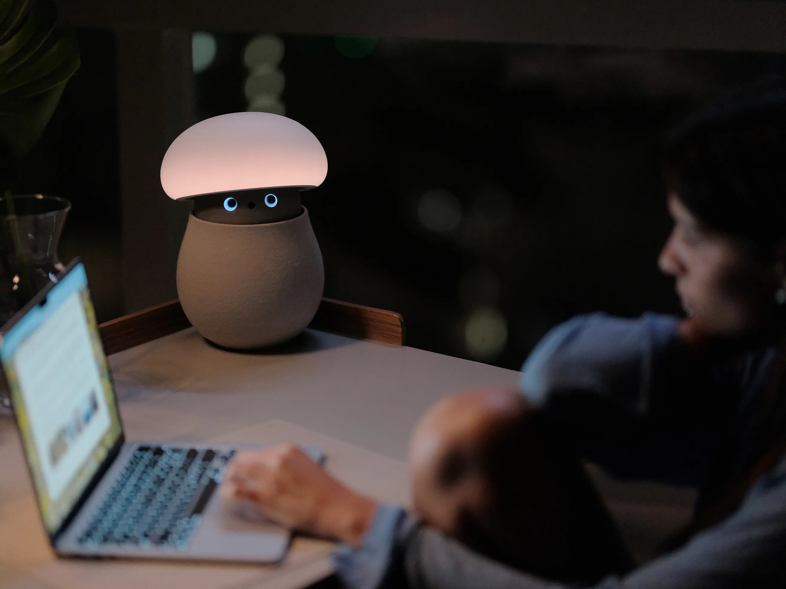 Meet Mori, a Cute Robot Mushroom That Doesn’t Really Say (or Do) Anything