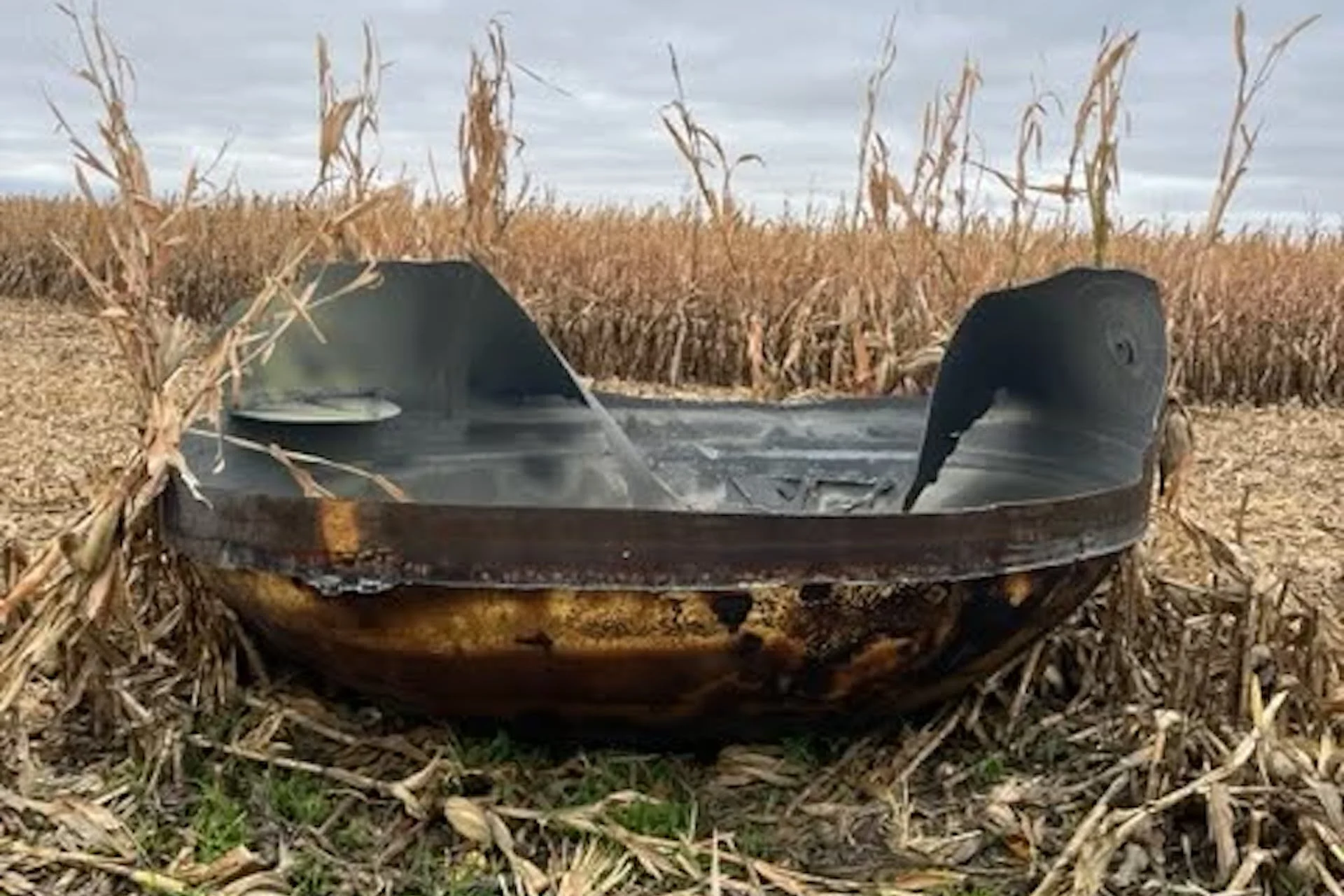 A Minnesota Farmer Found an 11-Foot Metal Object in His Cornfield. It Came From Space