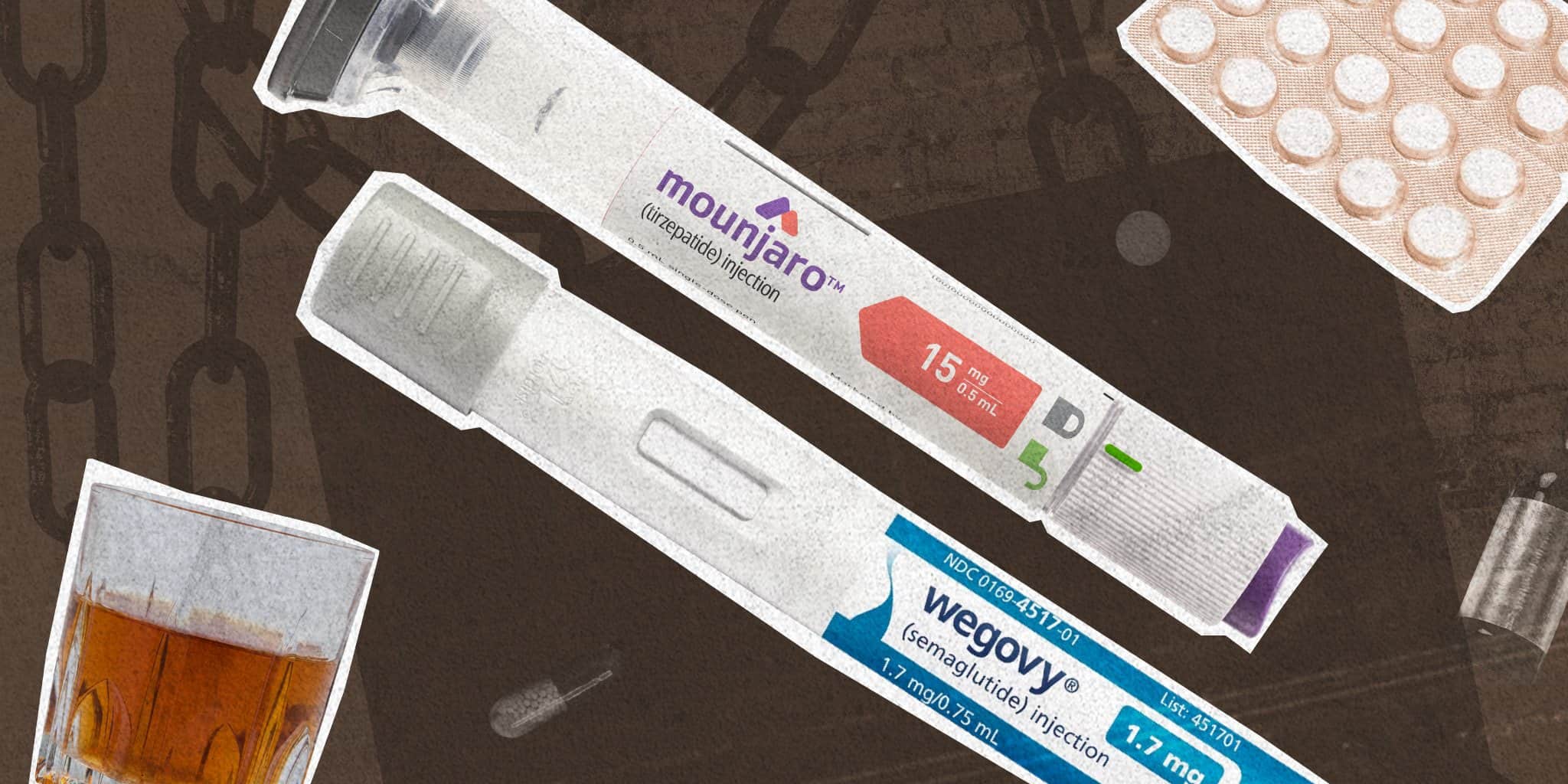 Big trials push beyond obesity to see if GLP-1s can quell alcohol, drug cravings