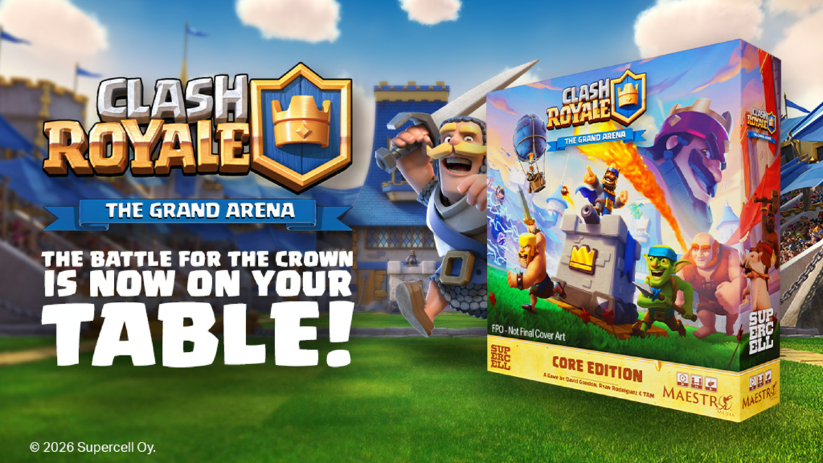 Maestro Media and Supercell Bring Clash Royale to the Tabletop with Clash Royale: The Grand Arena
