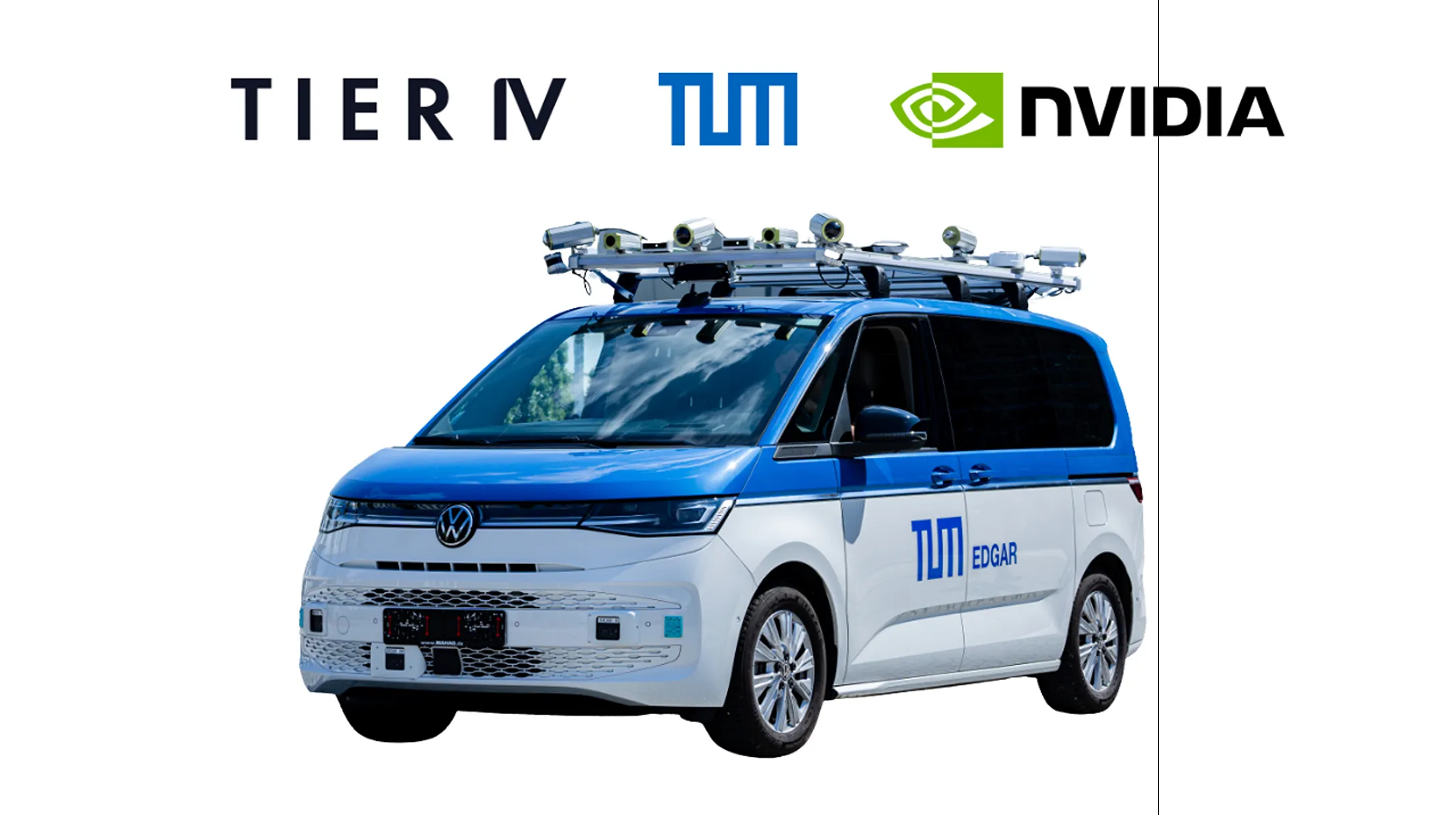 Tier IV and TUM integrate Nvidia Hyperion and Halos to L4 autonomous driving collaboration