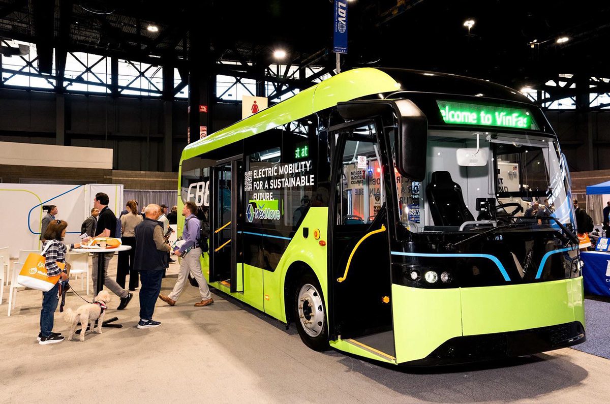 VinFast introduces electric bus lineup to the US