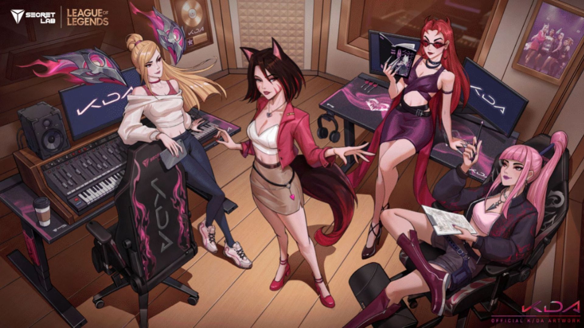 Secretlab's new League of Legends K/DA Firestarter collection is a gorgeous new addition to its Titan Evo and Magnus Pro series — here's where to get your matching set