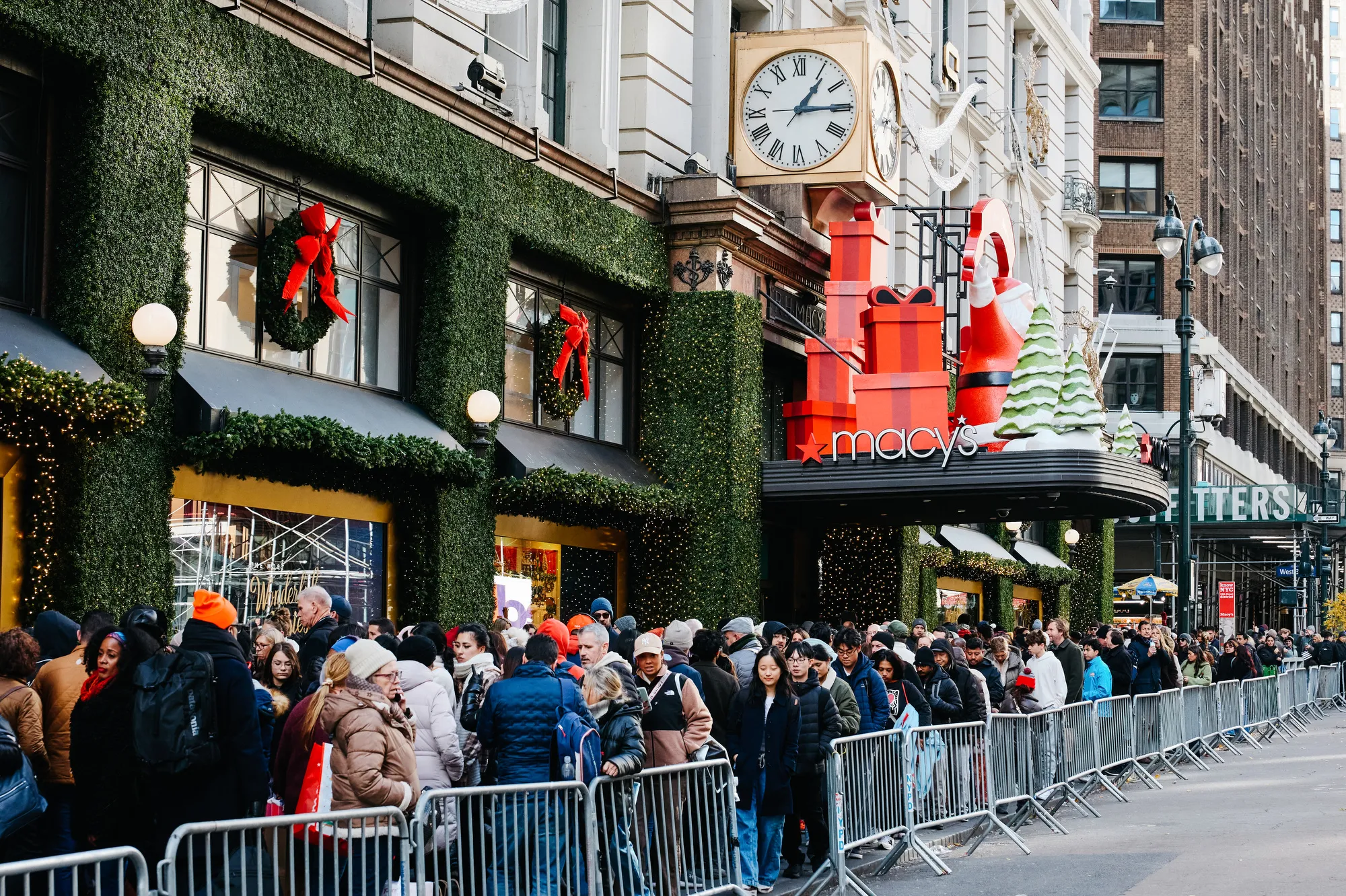 Macy’s Herald Square Morphs for the Holiday Season