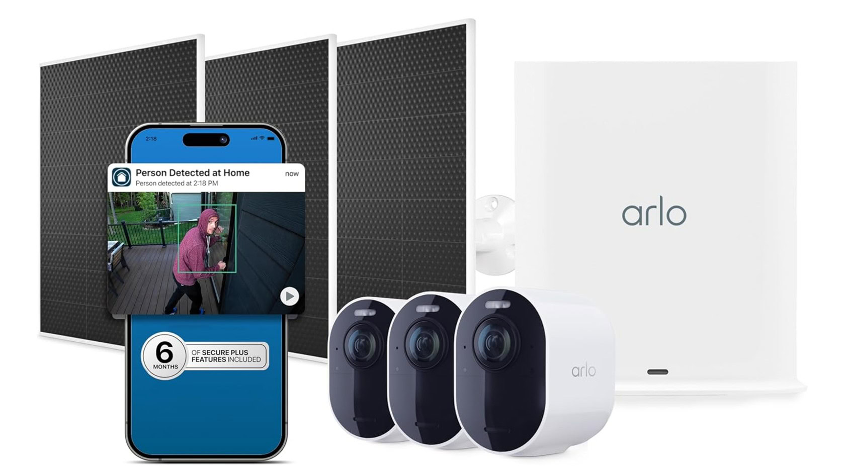 Save $380 on the Arlo Ultra 4K HDR security bundle with solar panels