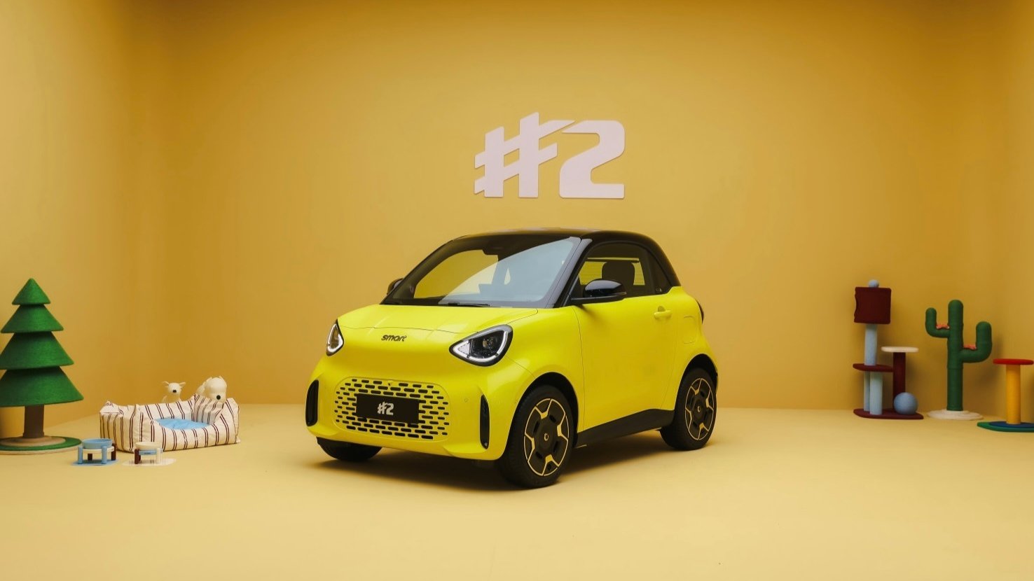 Smart #2 set for November 5 launch in China, retaining ForTwo's 2-seat layout