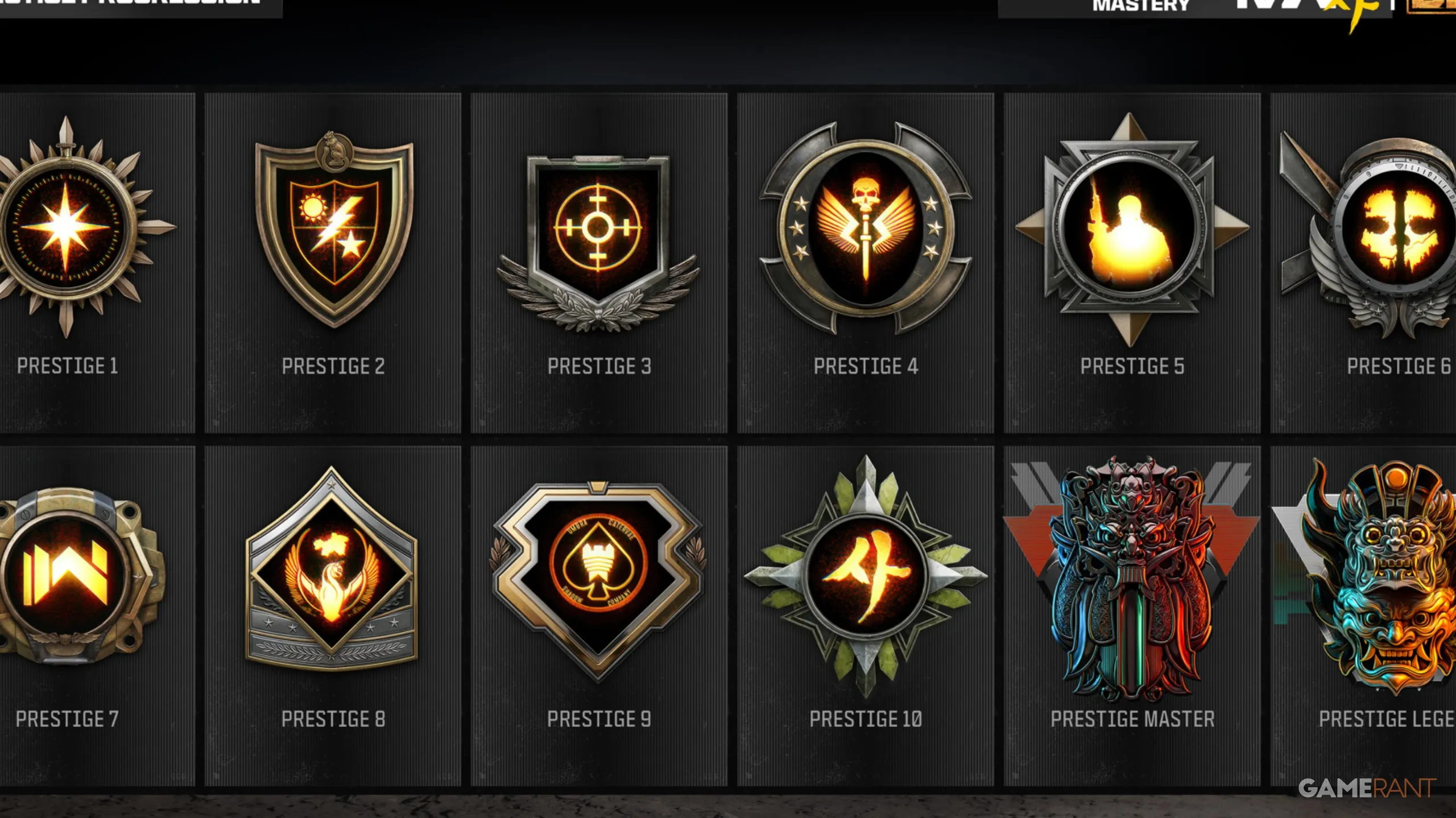 All Prestige Ranks & Rewards in Modern Warfare 4