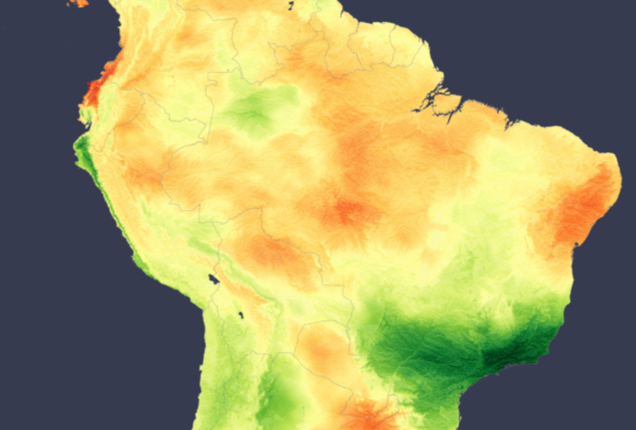 Strengthening El Niño splits South America’s September solar exposure