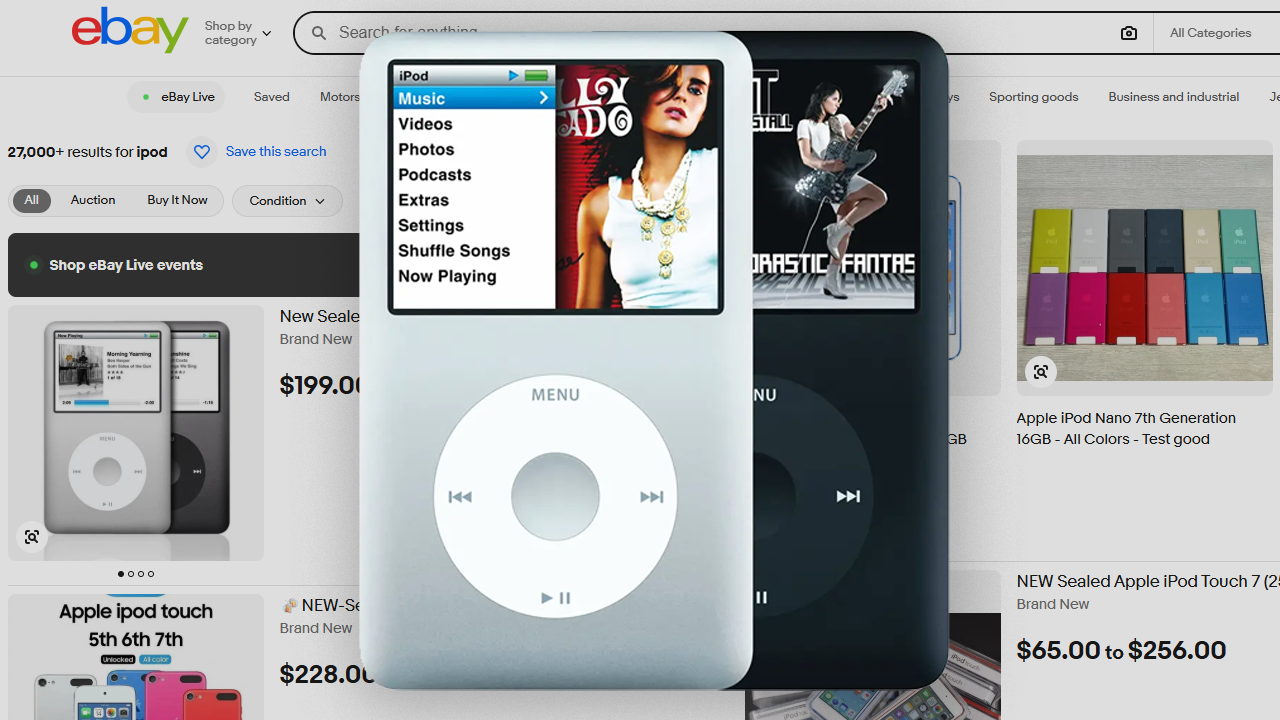 25 Years Since Its Reveal, and People Still Search for iPods “Every Two Seconds” on eBay